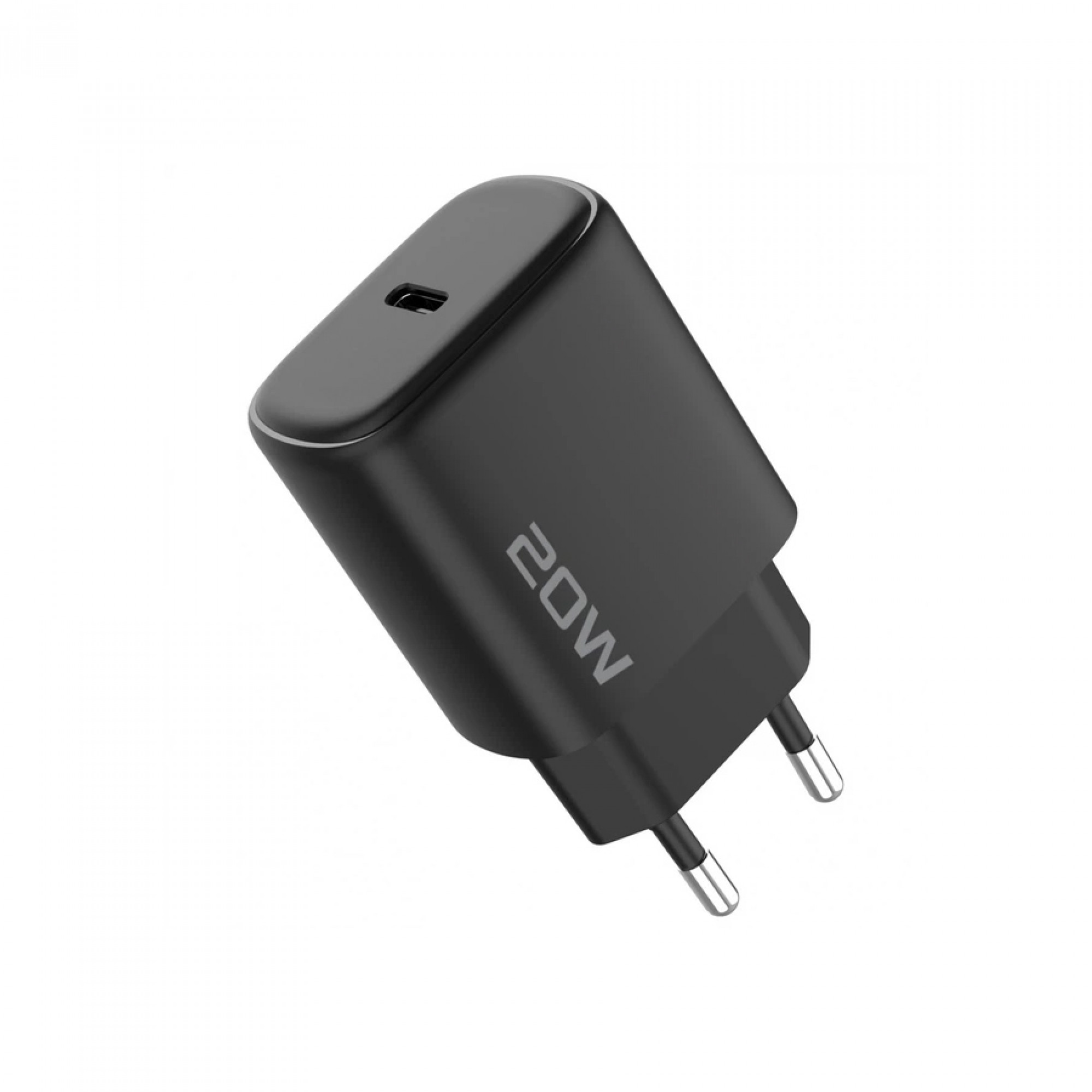 МЗП Proove Silicone Power 2 20W (Type-C) + Cable Type-C to Lightning (1m) (black)